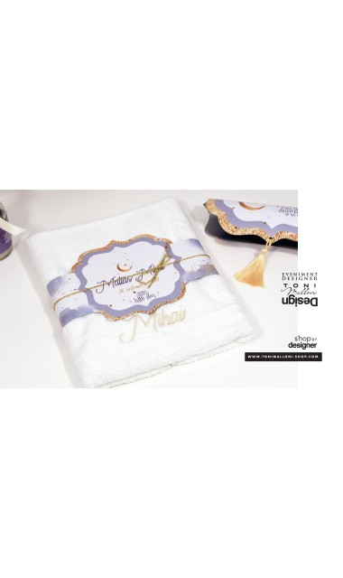 Trusou de botez pentru baieti cu praf de stele auriu, Twinkle Twinkle Little Star  10